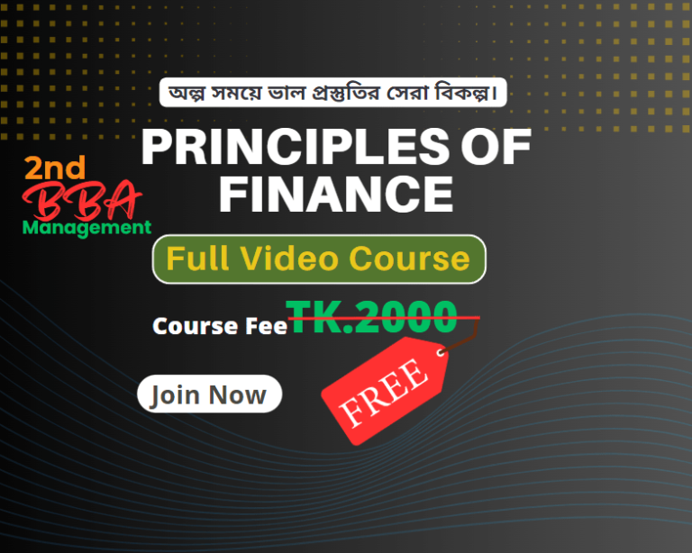 Principles of Finance